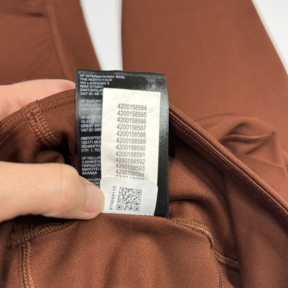 The North Face Midline High-Rise Pocket 7/8 Leggings Brown Medium (Fits like S) - Picture 12 of 12
